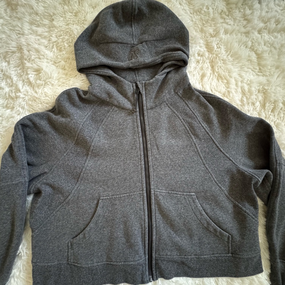 lululemon athletica Gray Hoodie Jacket